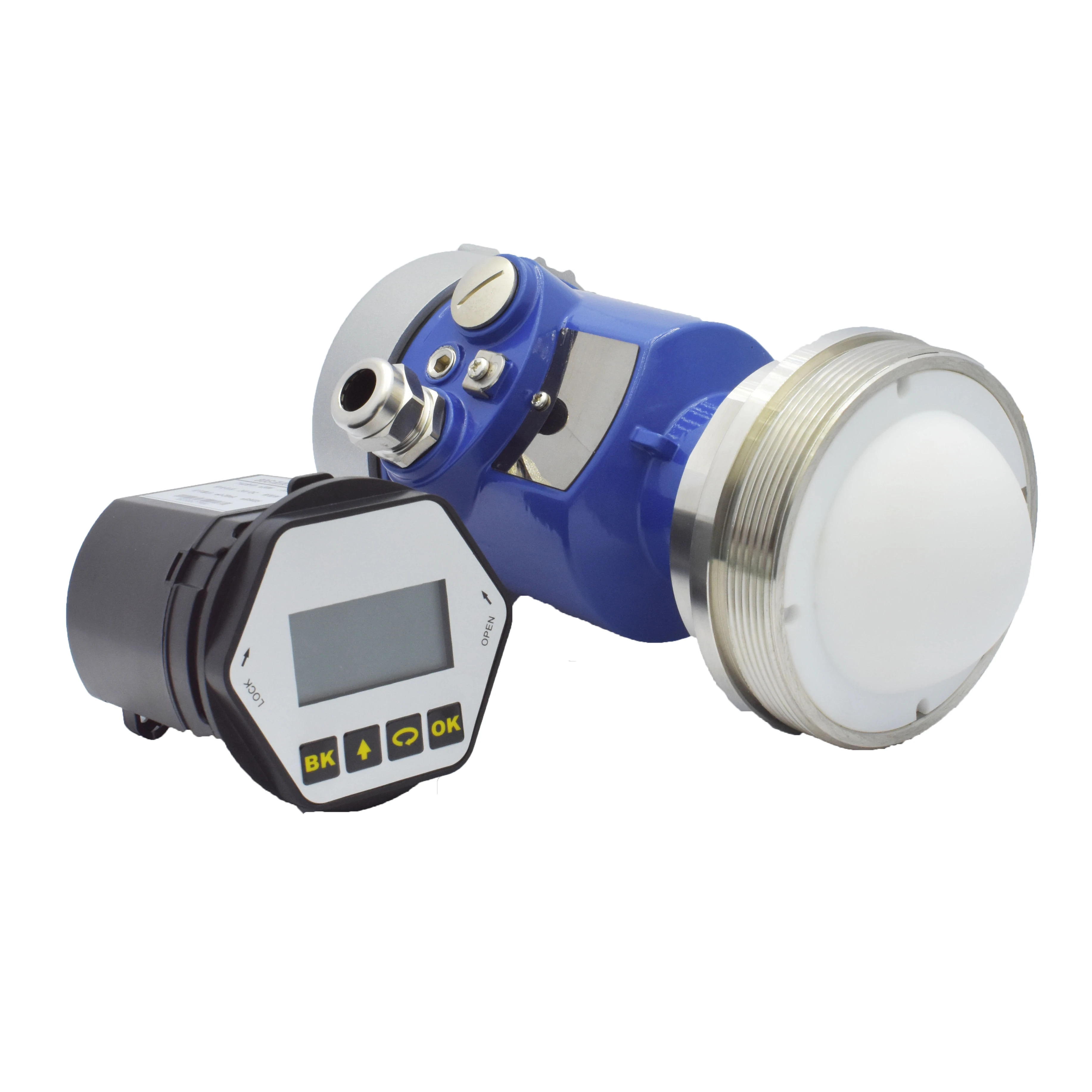 

Industrial Stainless Steel Radar Level Sensors & Meters with +/-2% Accuracy for Liquid and Solid Level Measurement