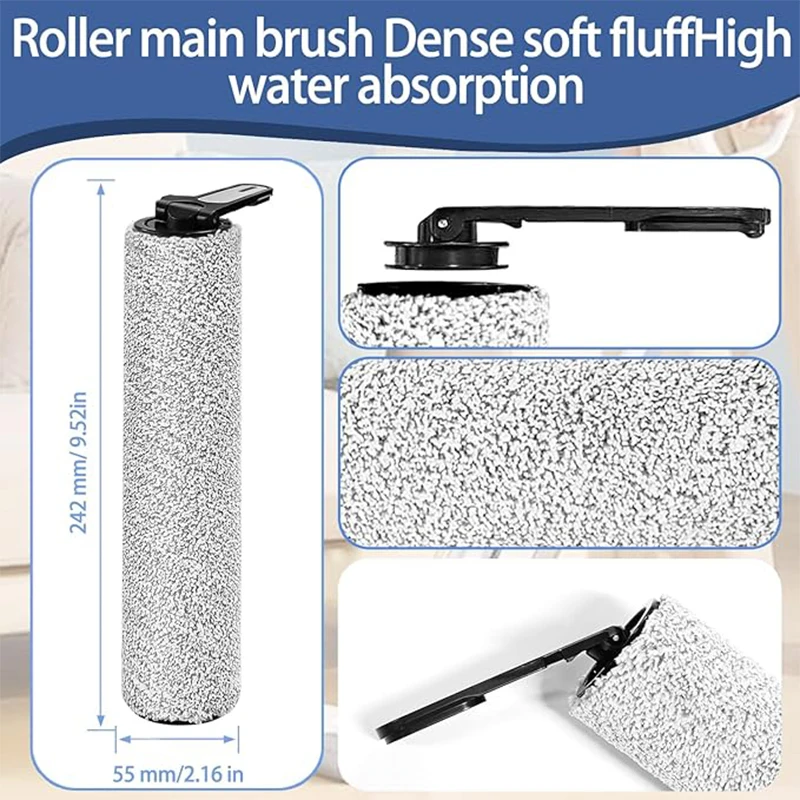 For Dreame MOVA 2.0 Pro/K10/K10 Pro Dry Wet Wireless Vacuum Cleaner Accessories Roller Brushes Filters Replacement Parts image 3