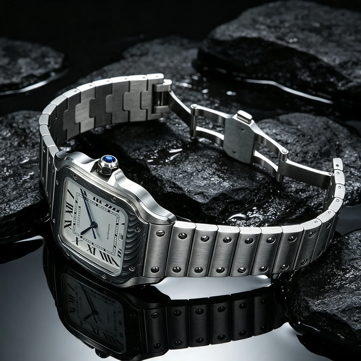 Cartier Watch Santos - Металлический ремешок для часов 21 мм,