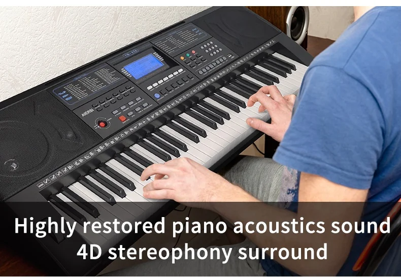 Electronic Organ Basic Arranger Keyboard Self-study Musical Instrument Travel Piano Keyboard To Practise