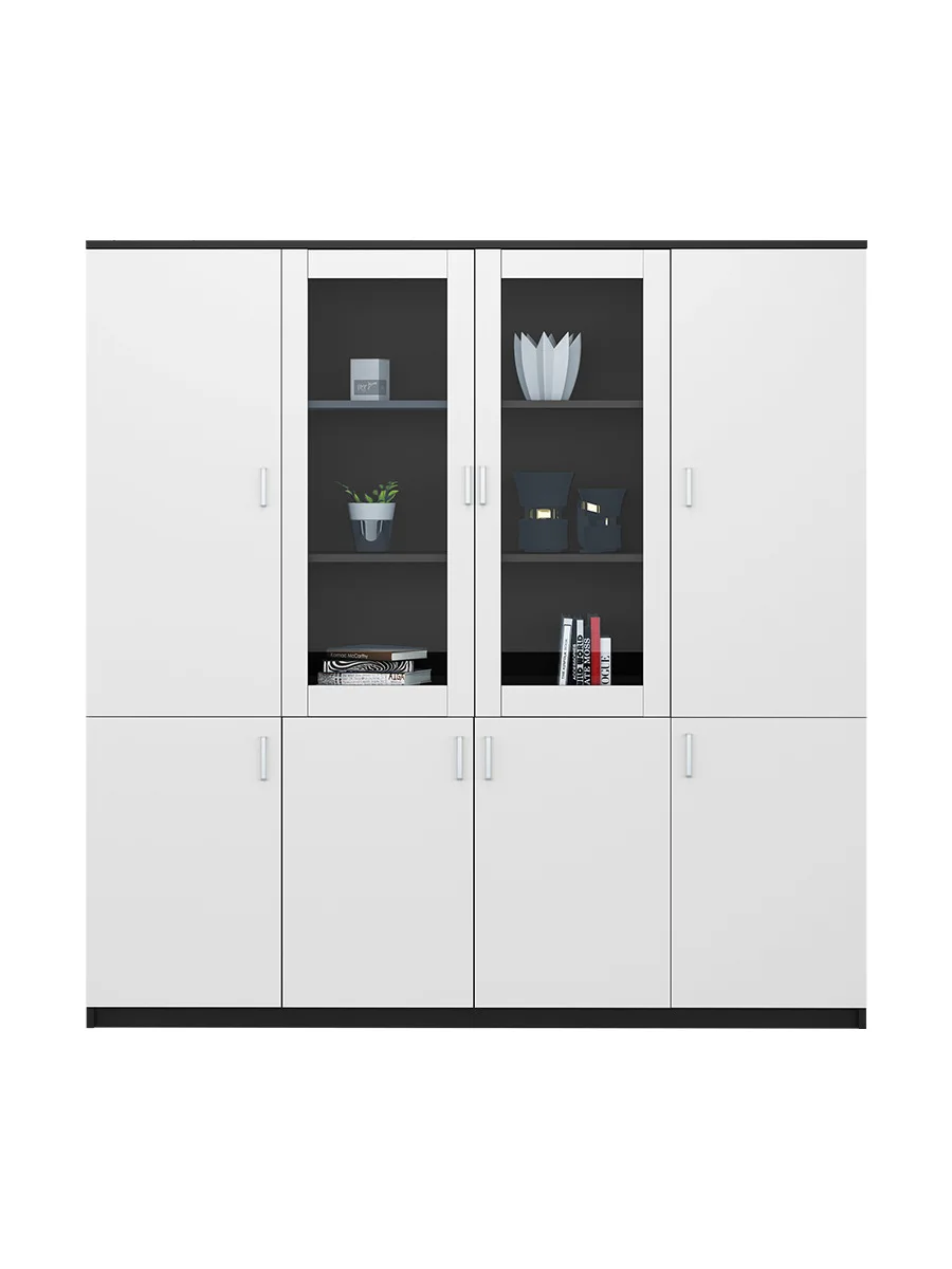 Office filing cabinets Office furniture Layered baffle Wooden storage cabinets Panel bookcases File cabinets