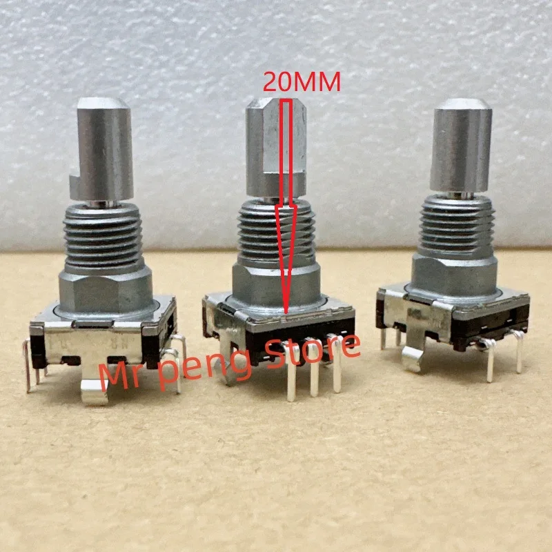 2pcs for ALPS EC11K High life threaded encoder with key switch 18 positioning 30 positioning 360 degree rotation