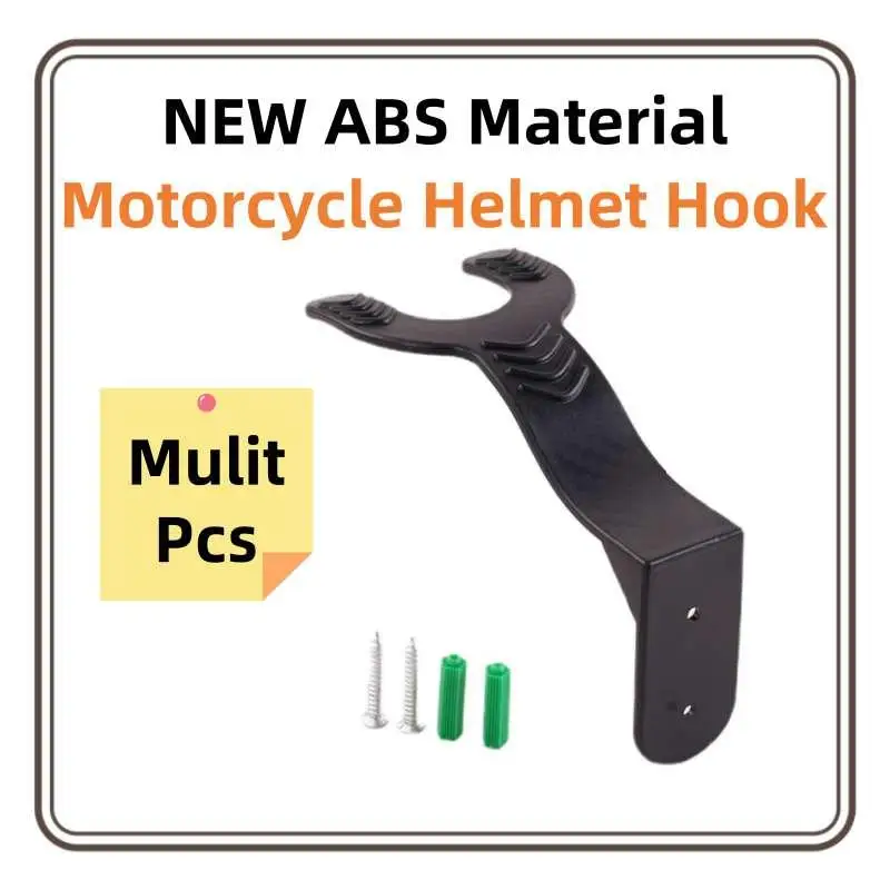 

Multiple packages Motorcycle Helmet Hook Wall Mount Hooks Racks Helmet Display Hanger Kitchen Cabinet Shelf Support Luggage