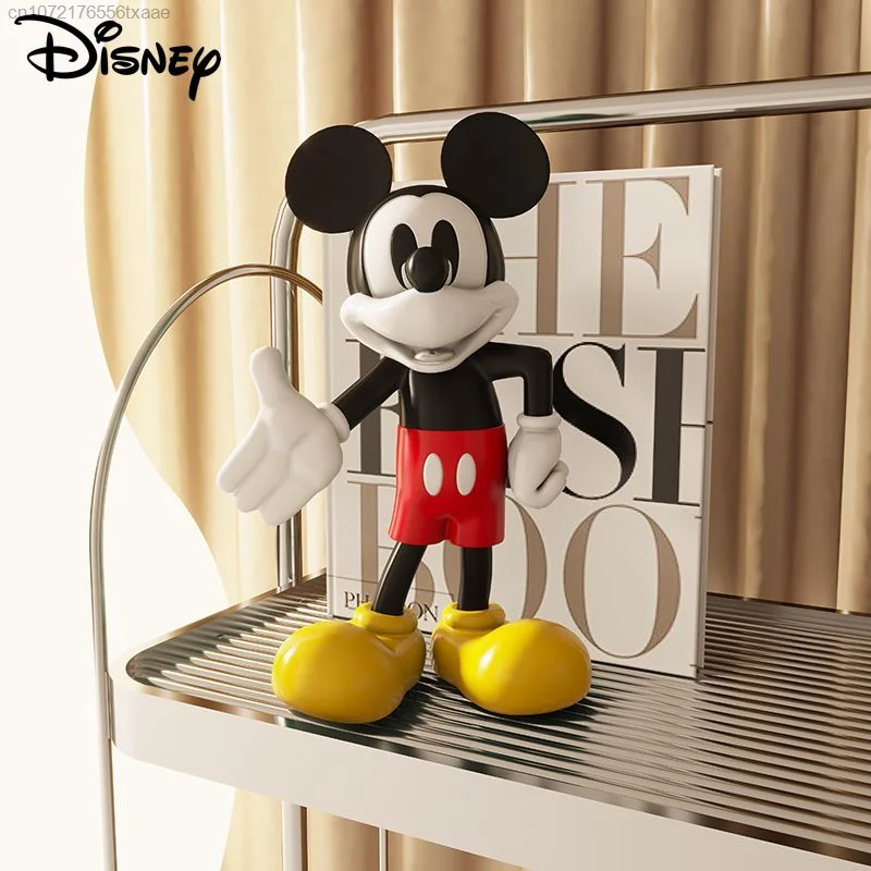 Disney Mickey Room Decor Cute Cartoon Model Decoration Desktop Men Women Aesthetic Gifts Japan Home Car Accessories Wine Cabinet