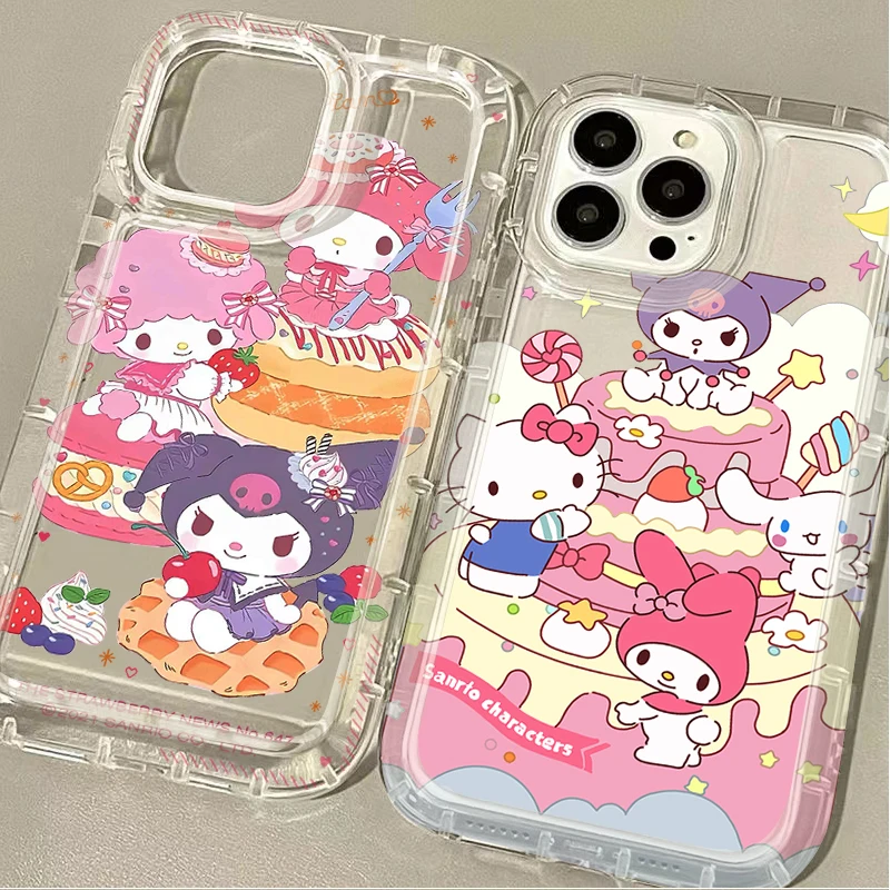 Cute Hello Kitty Mymelody Case For Samsung Galaxy S24 Ultra S22 S21 S23 FE S20 Plus Note 20 10 Pro A34 A54 A33 A53 Back Cover