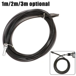 Bathroom Kitchen 1-3M Spring Pipe Sewer Unblocker Pipe Dredging Tool Sinks Basin Pipeline Clogged Remover Tools Drain Cleaner