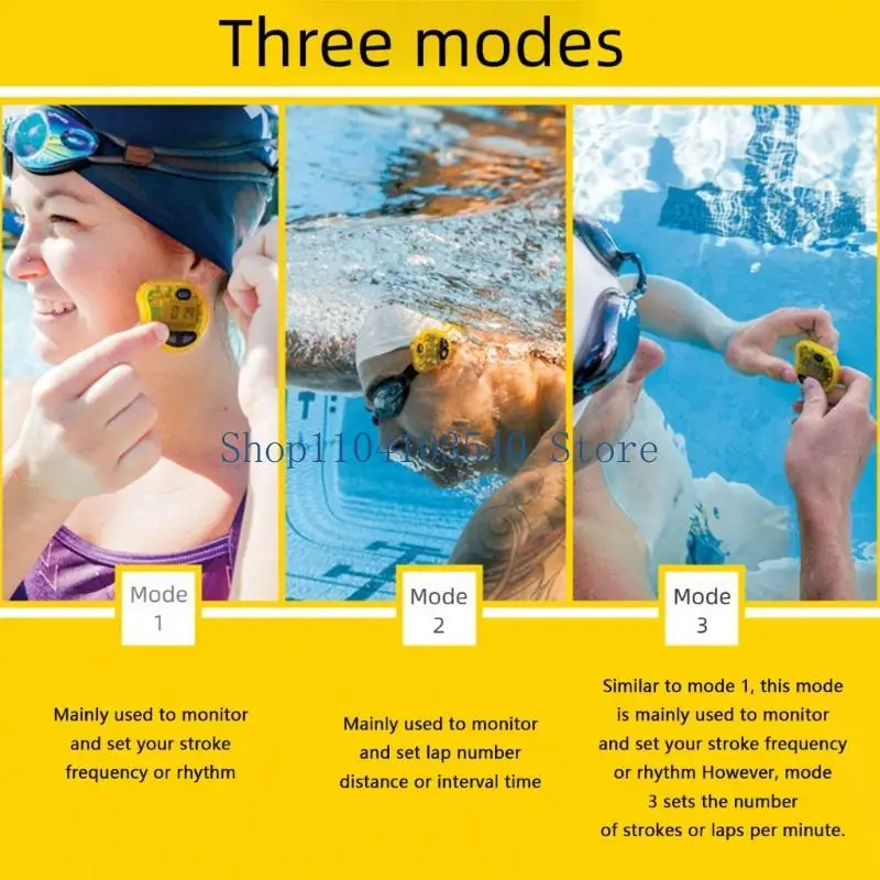 02DC Lightweight Portable Rhythm Trainer For Multiple Sports Including Swimming Running Cycling Waterproof Rechargeable Battery