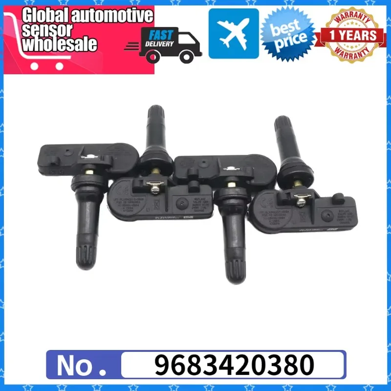 

4 шт. датчики давления в шинах TPMS датчик 433 МГц 9683420380 для Peugeot 3008 308 5008 Citroen C4 Jumper DS4 DS5 Berlingo