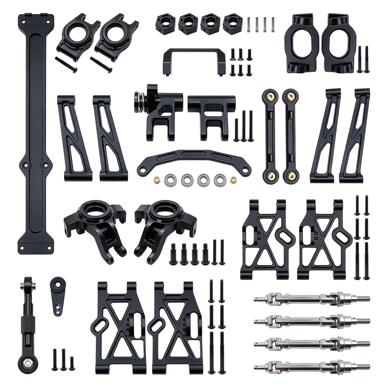 RC Car Metal Modification Kit Kit Fit For YK 1/8 TB8 YK7081 YK8081 DF8 Upgrade Remote Control Car Accessories
