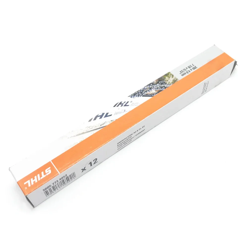 STIHL-Limes d'affûtage pour tronçonneuse, Scie à chaîne, 200x4.0mm, 7/8x5/32, 5605, 773, 4012, Lot de 12 pièces