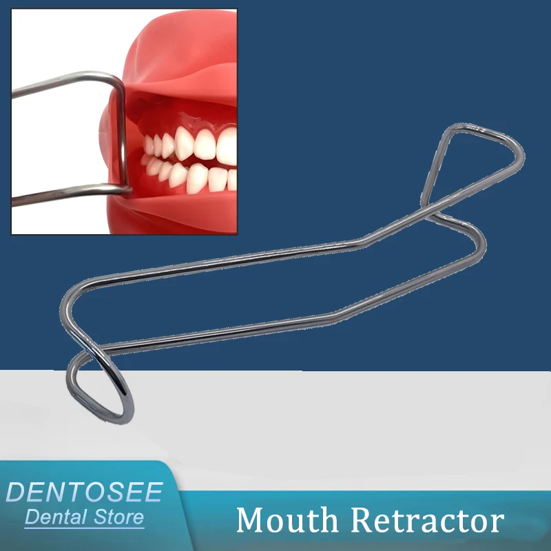 

Professional Dental Cheek Retractor Stainless Steel Implant Mouth Opener Surgical Orthodontic Autoclavable Whitening Tools