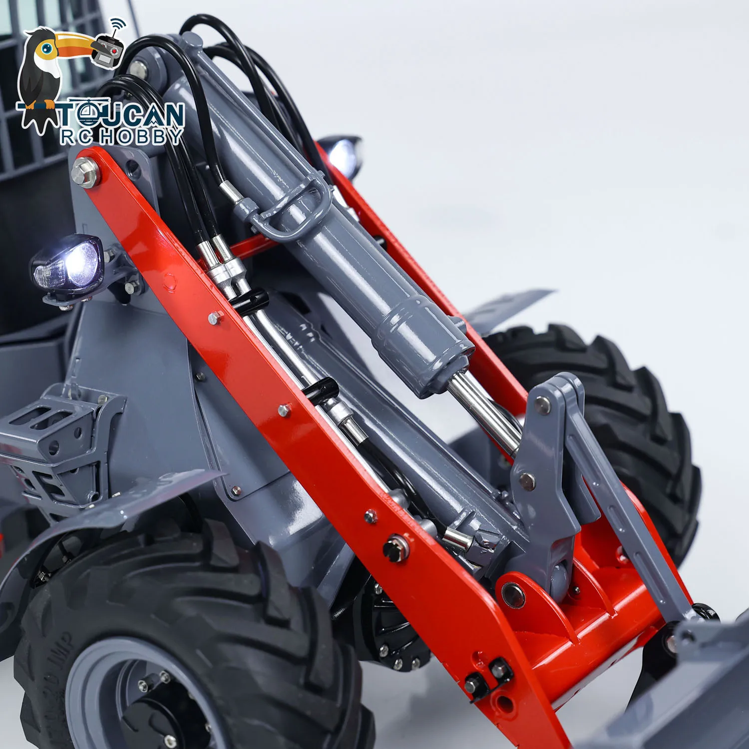 

TOUCAN RC HOBBY DIY AOUE MCL8 1/14 LESU Металлический гидравлический радиоуправляемый погрузчик Радиоуправляемый автомобиль Грузовики Готовая модель игрушки для мальчиков THZH1770