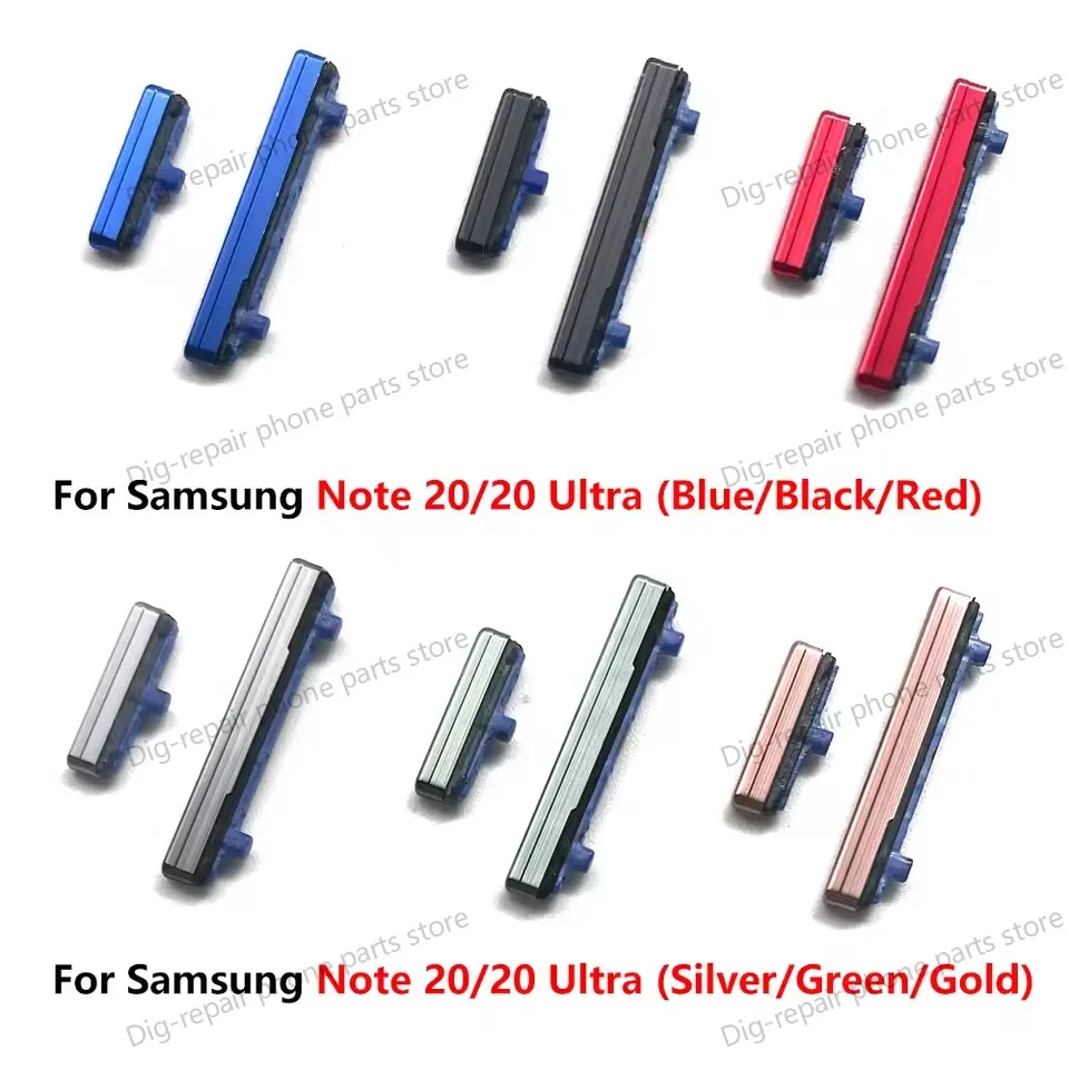 For Samsung Note 10 Lite / Note 20 / Note 20 Ultra Side Keys Power and Volume Buttons Replacement Parts