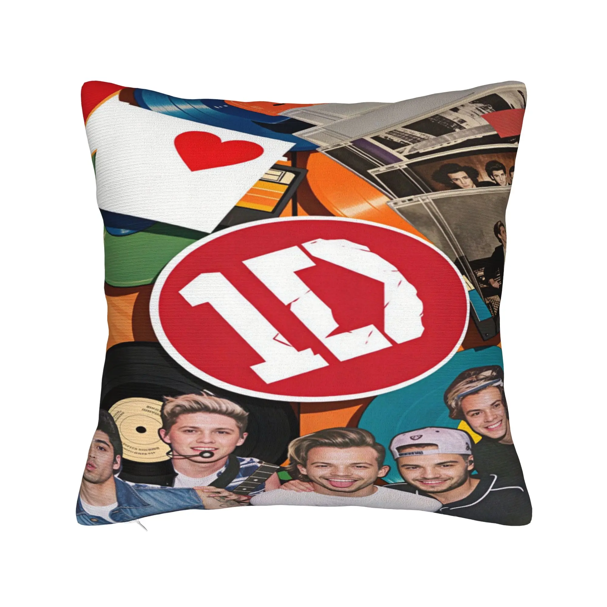 Ones Music and Direction Pillow Cover  Kawaii Pillow Case For Sofa Home Decor Custom Pillowcases Gift
