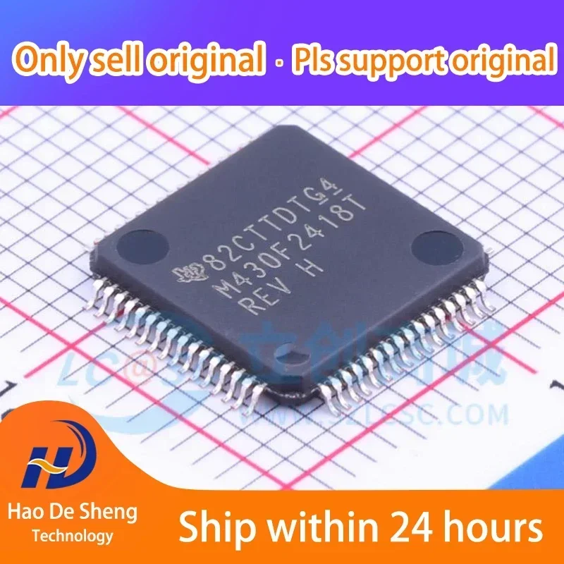 

10PCS/LOT MSP430F2418TPMR M430F2418T LQFP64 New Original in Stock