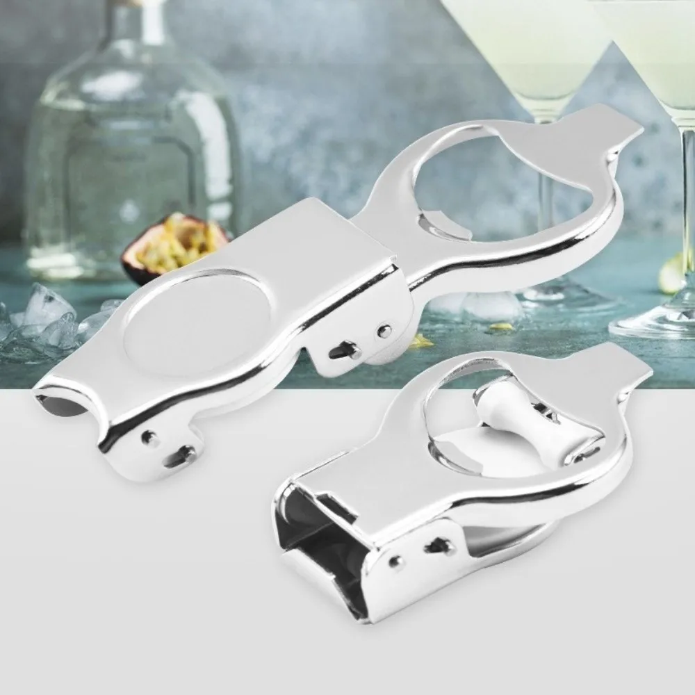 Multi Function Bottle Stopper Cap Leak Proof Air Tight Seal Folding Bottle Opener Built-In Opener Reusable Bottle Sealing Cap