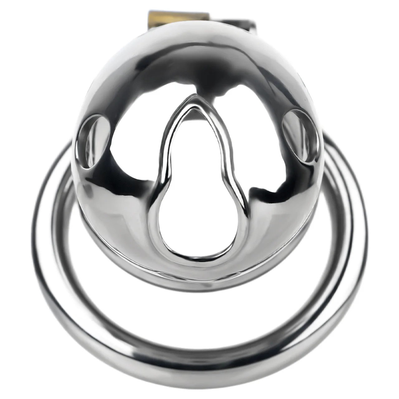 SXM Stainless Steel Metal Silver Carp Chastity Device, Chastity Lock, Penis Cage, Birdcage, Rooster Cage, 3D Adult