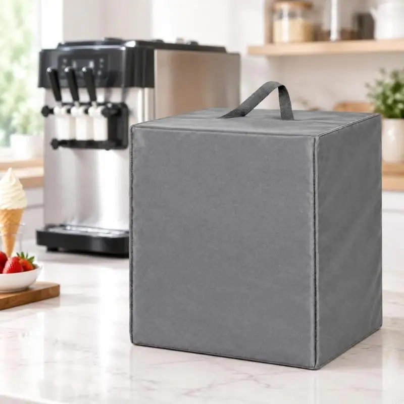  Appliance Cover with Top Handle for Home Ice Cream Maker Storage