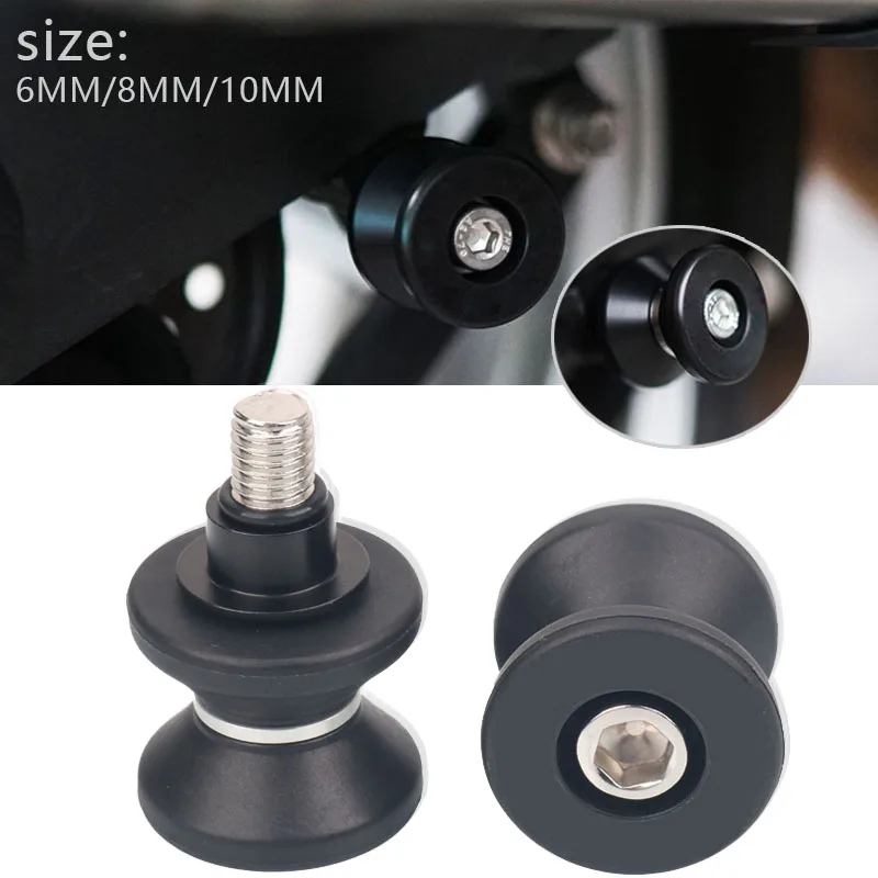 

Motorcycle Accessories M6 M8 M10 Swingarm Sliders Spools Paddock Stand Bobbins For DUCATI Monster 821 2013-2020 Monster 950