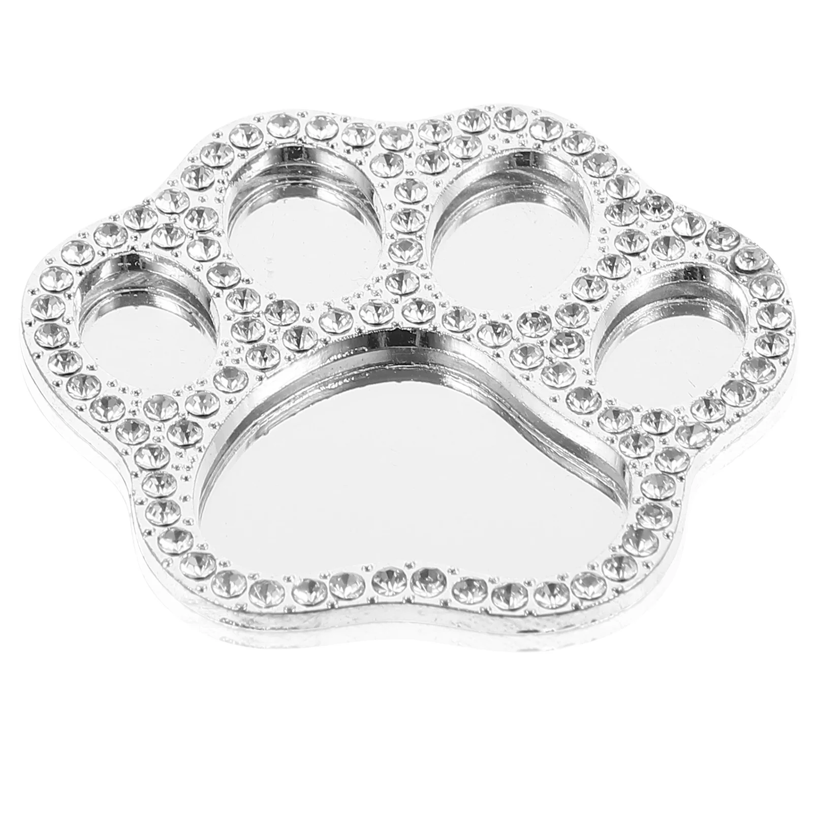 Paw Mirror Rhinestone DIY Phone Case Decor Crystal Adornment for Cell Cover Accessories Multi-Functional Shiny