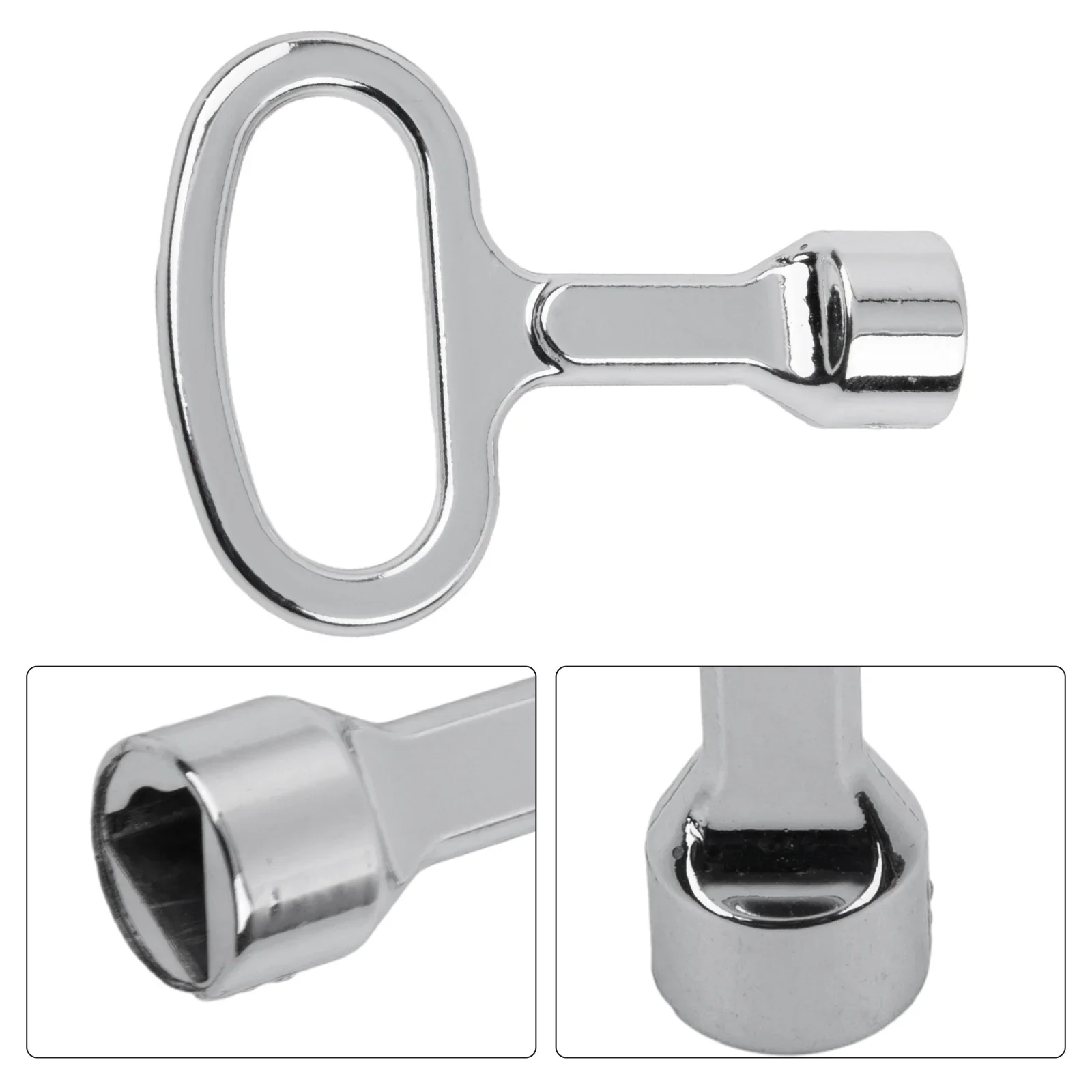 Universal Wear Resistance Zinc Alloy Durable Sturdy Keys Wrenches Triangle Cabinet Drawer Electrical Elevator Valve