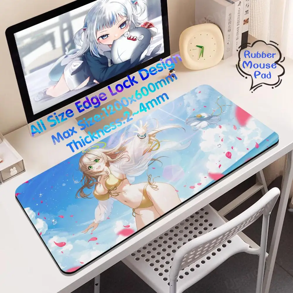 Bikini Mouse Pad 1200x600 Rubber Mouse Pad 4mm Top Selling Wholesale Super Big Gaming Desk Accessories Teclado Gamer Desk Mat