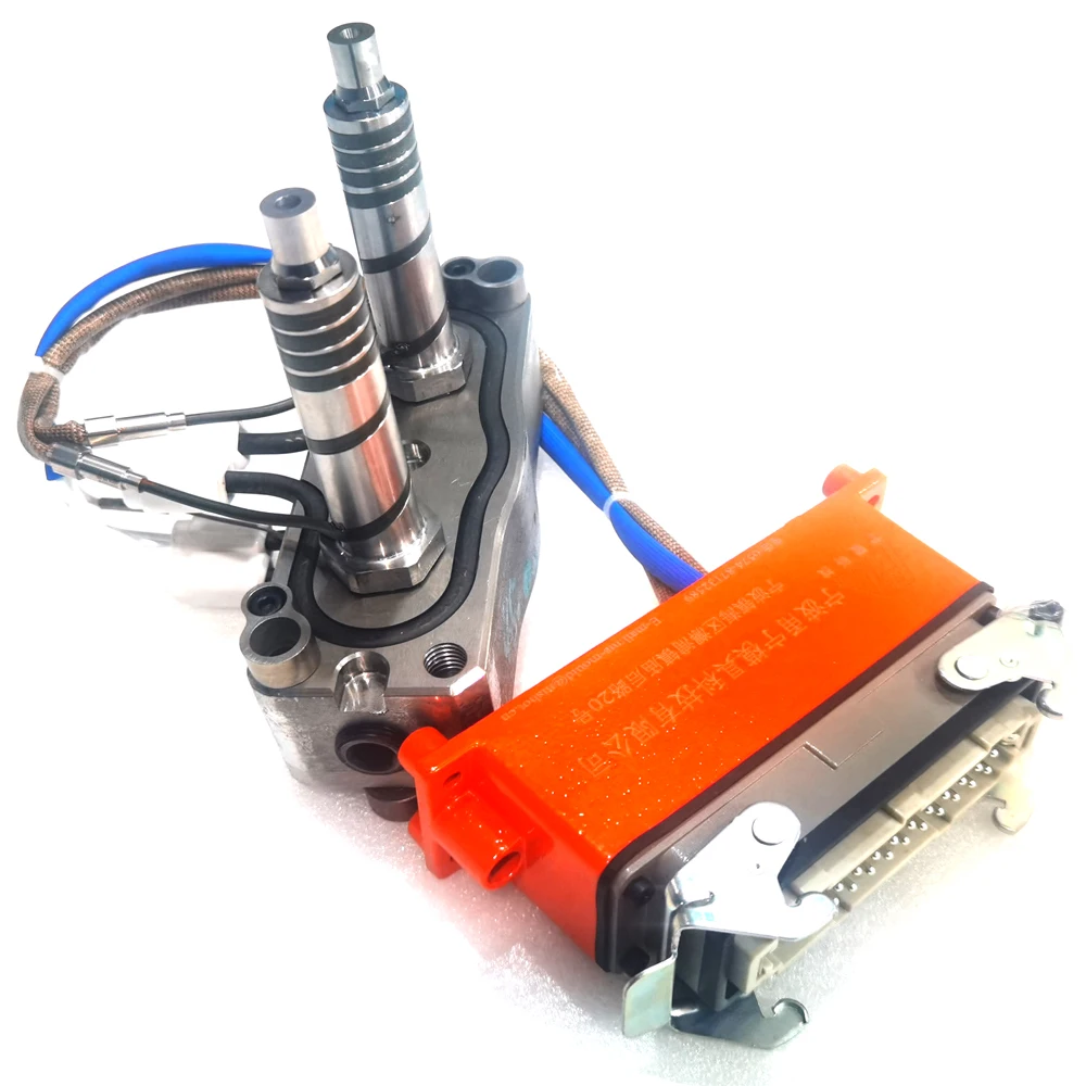 Hot runner injection mold 2 cavity open gate for glass fiber injection molding products
