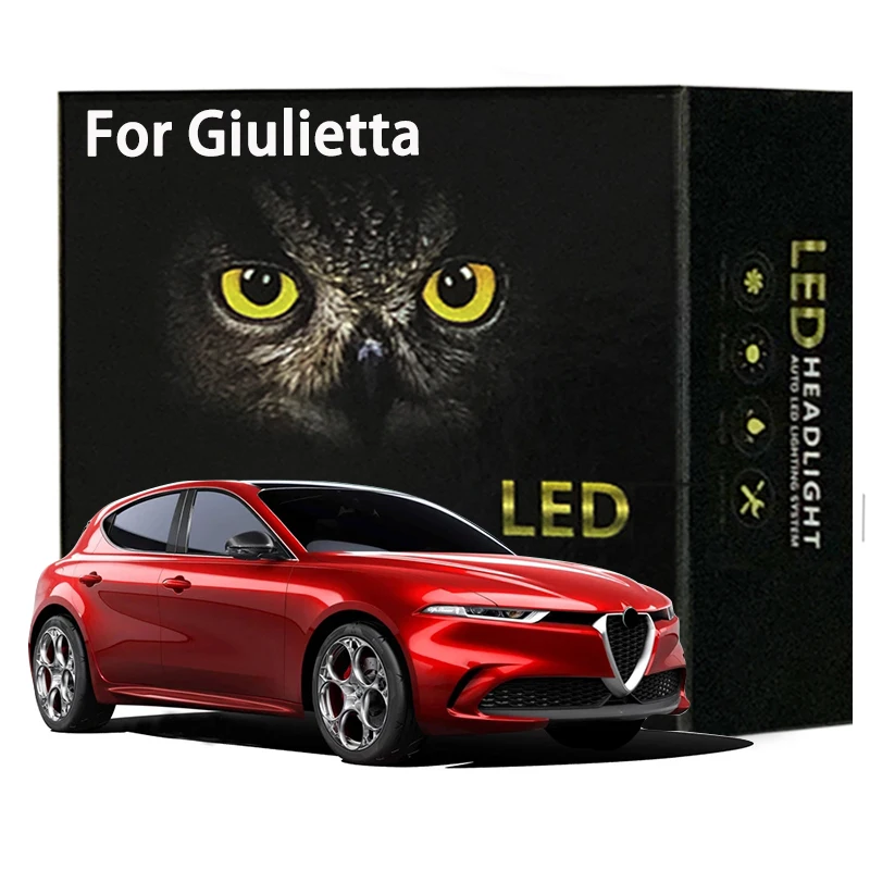 

14Pcs Led Interior Light Kit Canbus For Alfa Romeo Giulietta 940 2010-2014 2015 2016 2017 LED Bulbs Dome TrunkCanbus