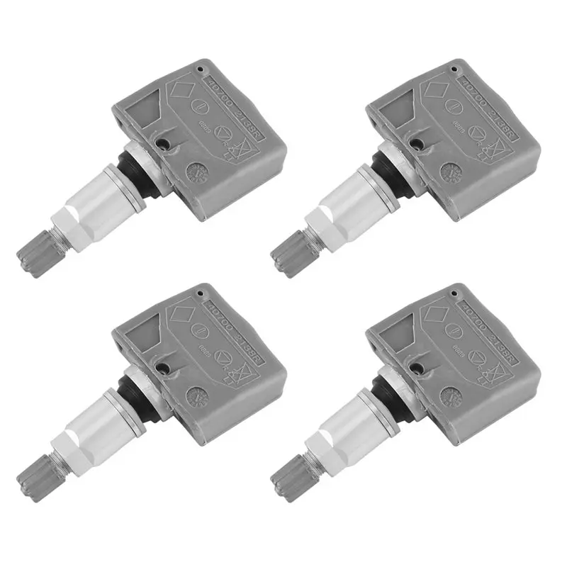 

Car TPMS Tire Pressure Sensors 4 Pcs 433Mhz 407002138R 40700-2138R For Renault Laguna II Grandtour Grand Touring