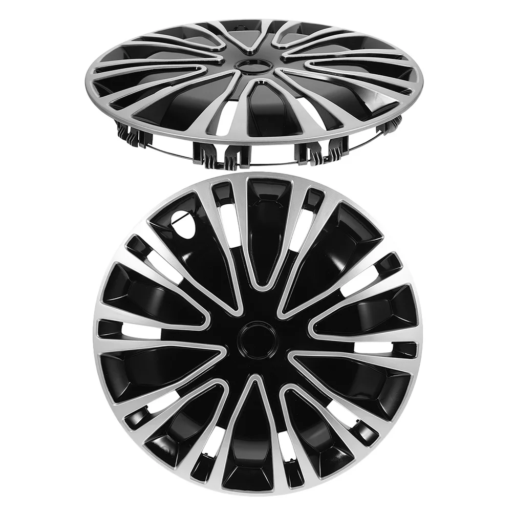 2pcs 13 Inch Wheel Hub Cover Universal Car Decorative Hubcaps Automotive Wheel Rim Cover Replacement Easy Installation