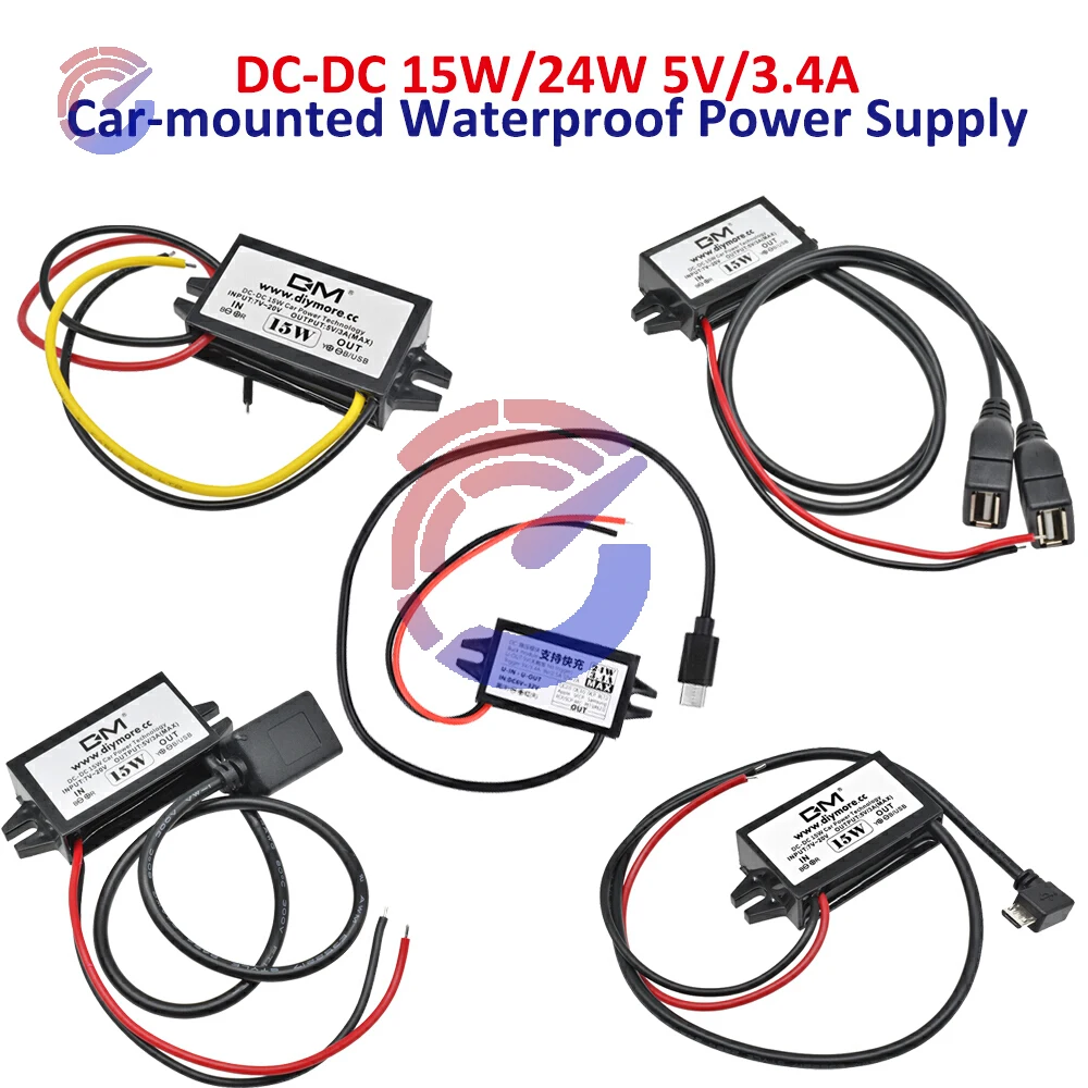 15W 24W 3.4/3A Car-… - image