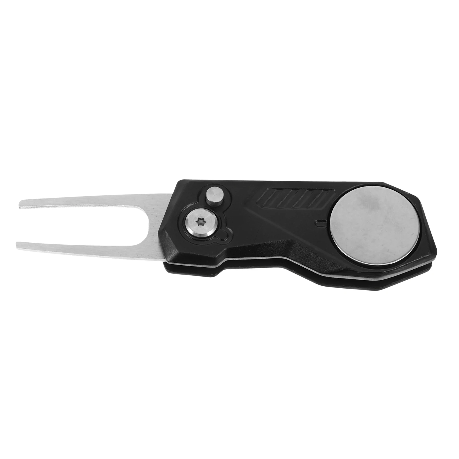 

Golf Fork 1 Foldable Divot Repair Tool Aluminium Alloy Black Color Portable Golfing Accessories Lawn Repairing Tools