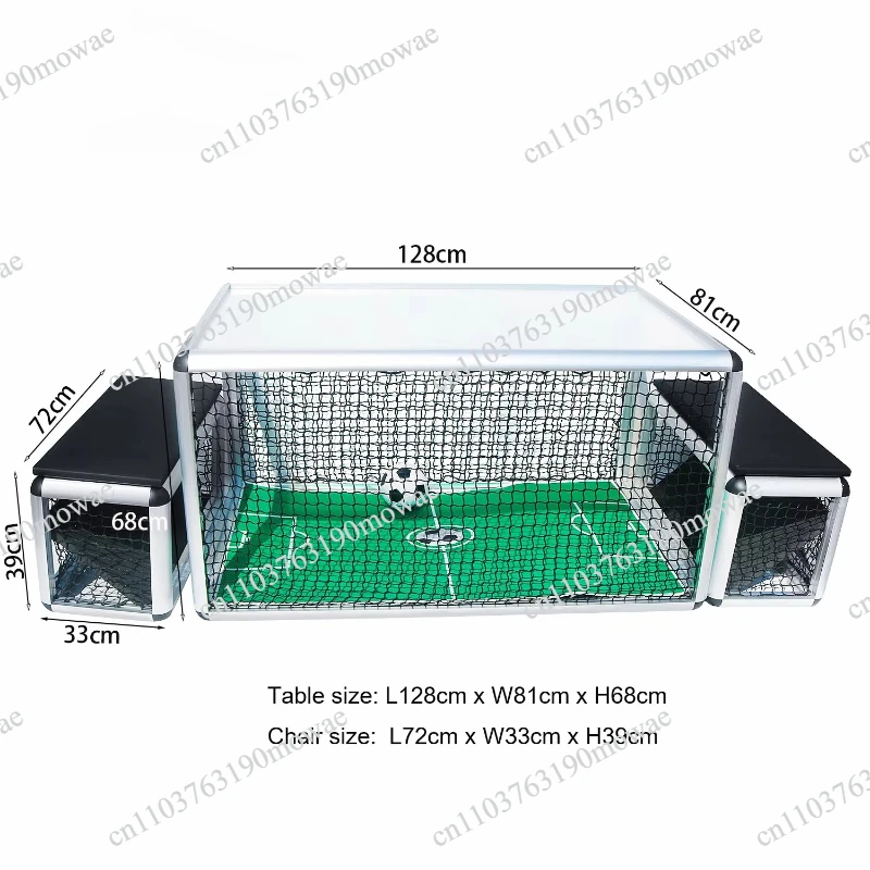 Table football, billiard game table, titanium aluminum alloy frame, acrylic desktop,