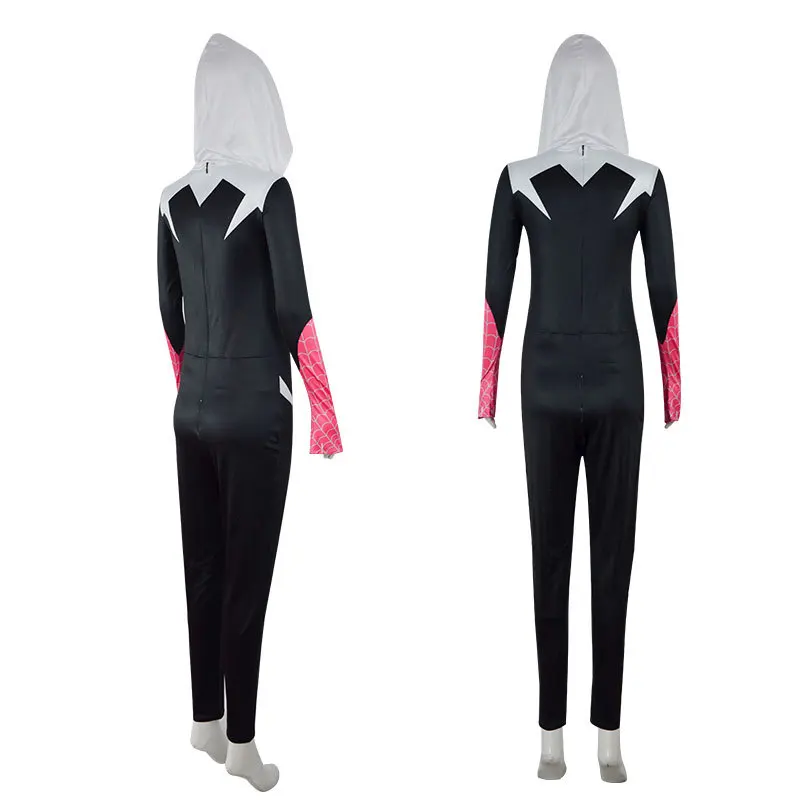 Cosplay Costume Gwen Jumpsuit Jacket Swimsuit Spider Costume Mask Halloween Party