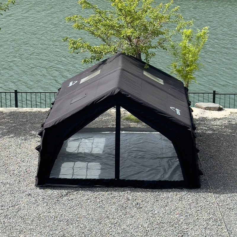 

Надувная палатка 13.6 Air Tent-Black для кемпинга на открытом воздухе, новый дизайн, из хлопковой ткани, надувная палатка для кемпинга.