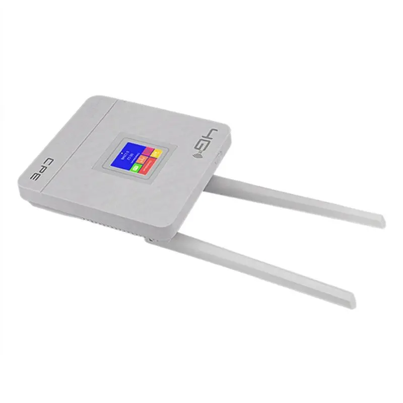 4X CPE903 LTE Home 3G 4G 2 External Antennas Wifi Modem CPE Wireless Router With RJ45 Port And SIM Card Slot US Plug