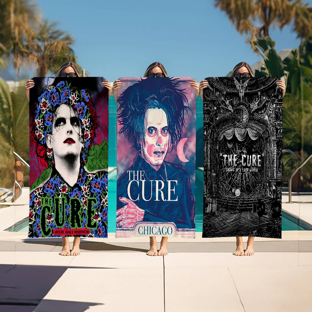 The Cure Band Whitepaper Microfiber Beach Towel Absorbent Quick Dry Soft Yoga Swimming Resort Mountain Climbing Towel