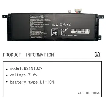Baterie pro notebooky Asus B21N1329 10 nejlepší prodej Baterie pro Asus X553M - №4