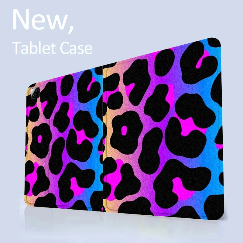 

Color Texture Leopard Print Tablet Case For Xiaomi Redmi Mi Pad 4 5 6 6s 7 7s SE Pro 2 11 Plus Max 12.4 11.2 12.5 8.7 inch