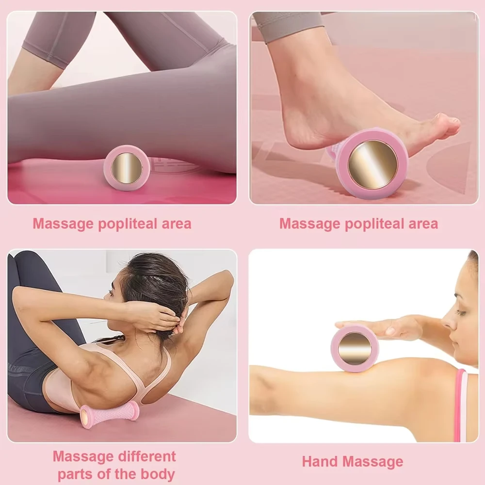 Rullo per massaggio ai piedi Rullo per piedi Massaggiatore plantare Digitopressione Rilassamento Piedi Massaggiatore Shiatsu Massaggio modellante per polpacci Strumenti per yoga
