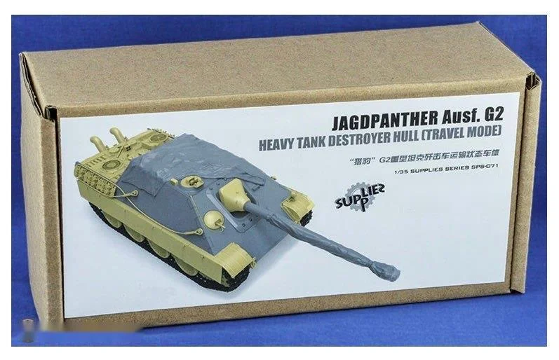 1/35 Resin White Model Panther D-type Tank Transport Turret Assembly Model Requires Manual Coloring Of The Model