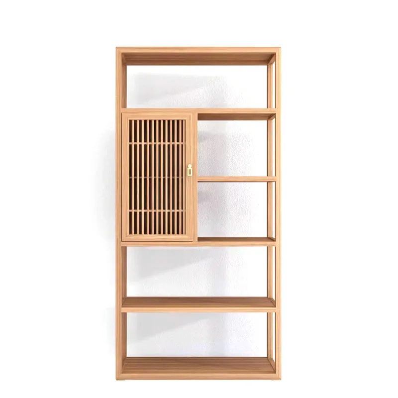 

New Chinese solid wood Bogu shelf, living room shelf, display cabinet, bookshelf