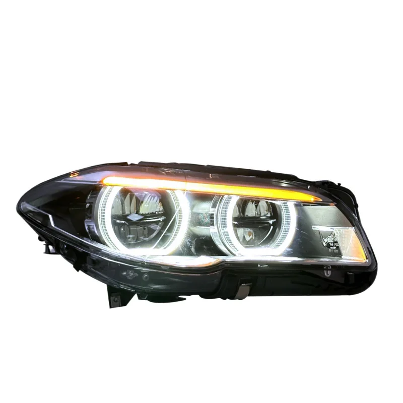 Upgraded Angel Eye Daytime Running Light Accessories 5 Series F10 F18 520i 525i LED Headlights 2011-2017