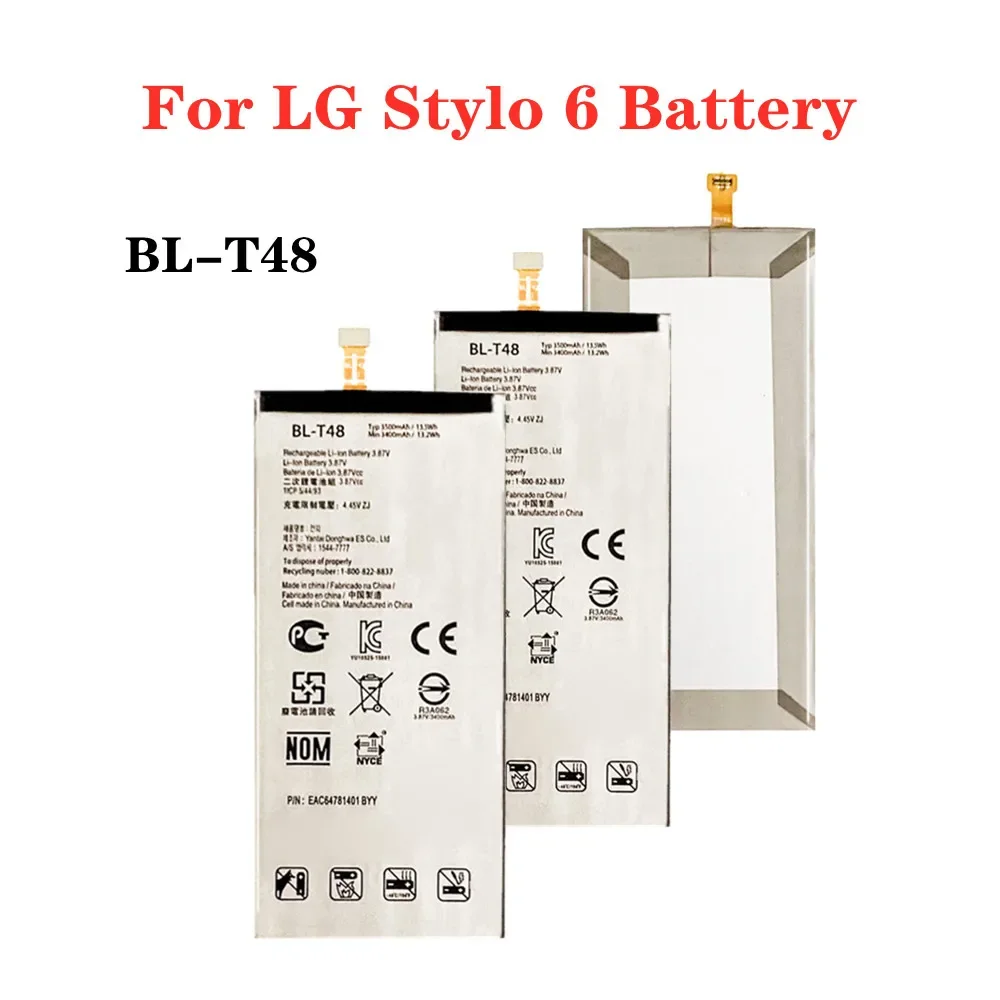 High Quality BLT48 BL-T48 Replacement Battery For LG Stylo 6 LMQ730TM LM-Q730TM 3800mAh BL T48 Phone Battery