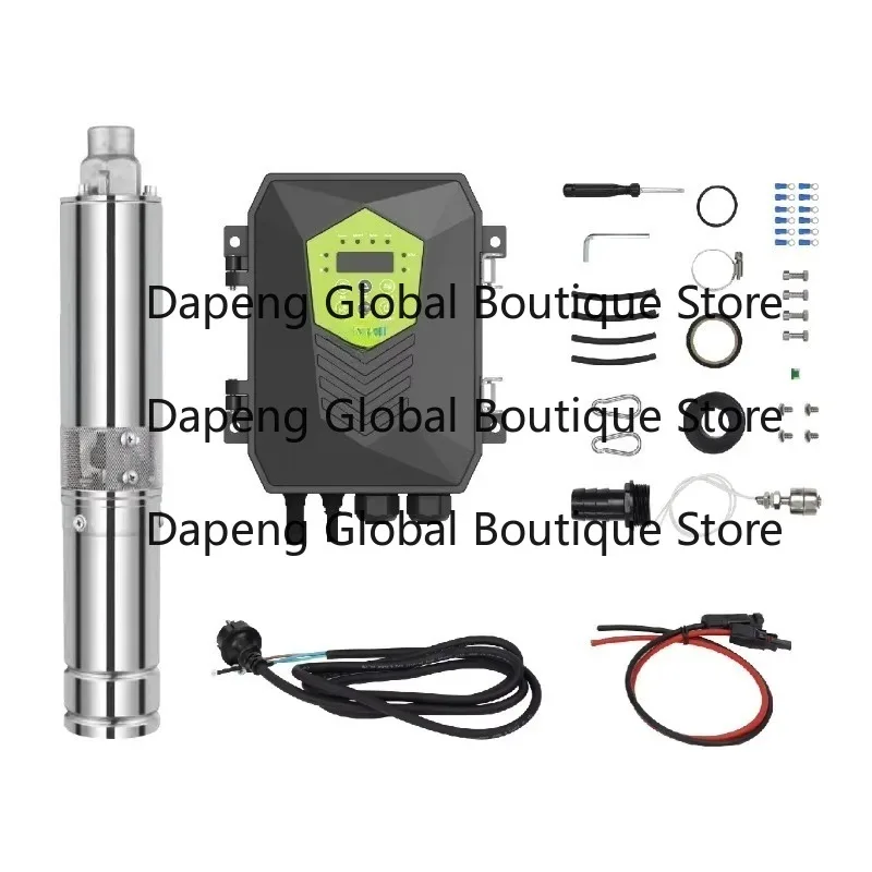 Solar Water Pump Screw Helical 150M Head Solar Water Pump Automatic Solar Water Pump Controller