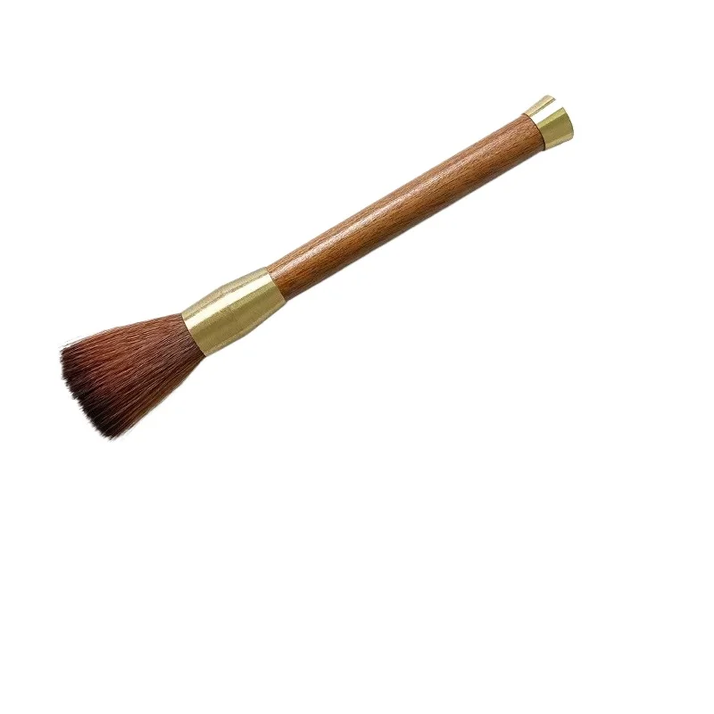 For Coffee Powder Cleaning Brush Bean Grinder Cleaning Brush Coffee Bar Wooden Handle Mane Painting