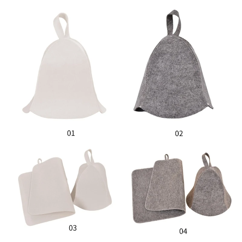 Mũ Xông Hơi Chống Nhiệt Nón Tắm Thoáng Khí Phong Cách Nga Tóc Băng Đô Cài Tóc Turban Gọng Nhanh Chóng Trang Sức Giọt
