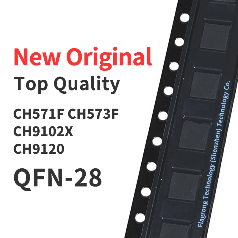 10 Pieces CH571F CH573F CH9102X CH9120 SMD QFN-28 Chip IC New Original