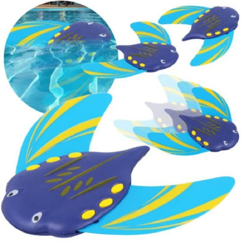 Creative Children's Water Power Manta Rays Playing In The Water Summer Swimming Pool Bathing Beach Toys Swimming Fish Animals