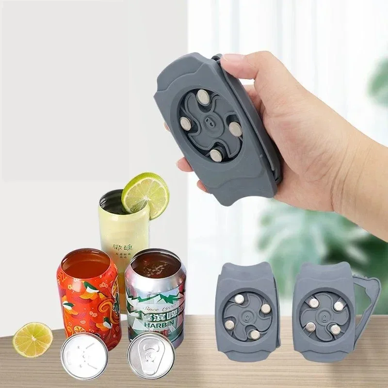 Can Opener Portable Rotating Cola Bottle Opener for Beverages Multi Functional Beer Bottle Opener Tool Party Kitchen Accessories